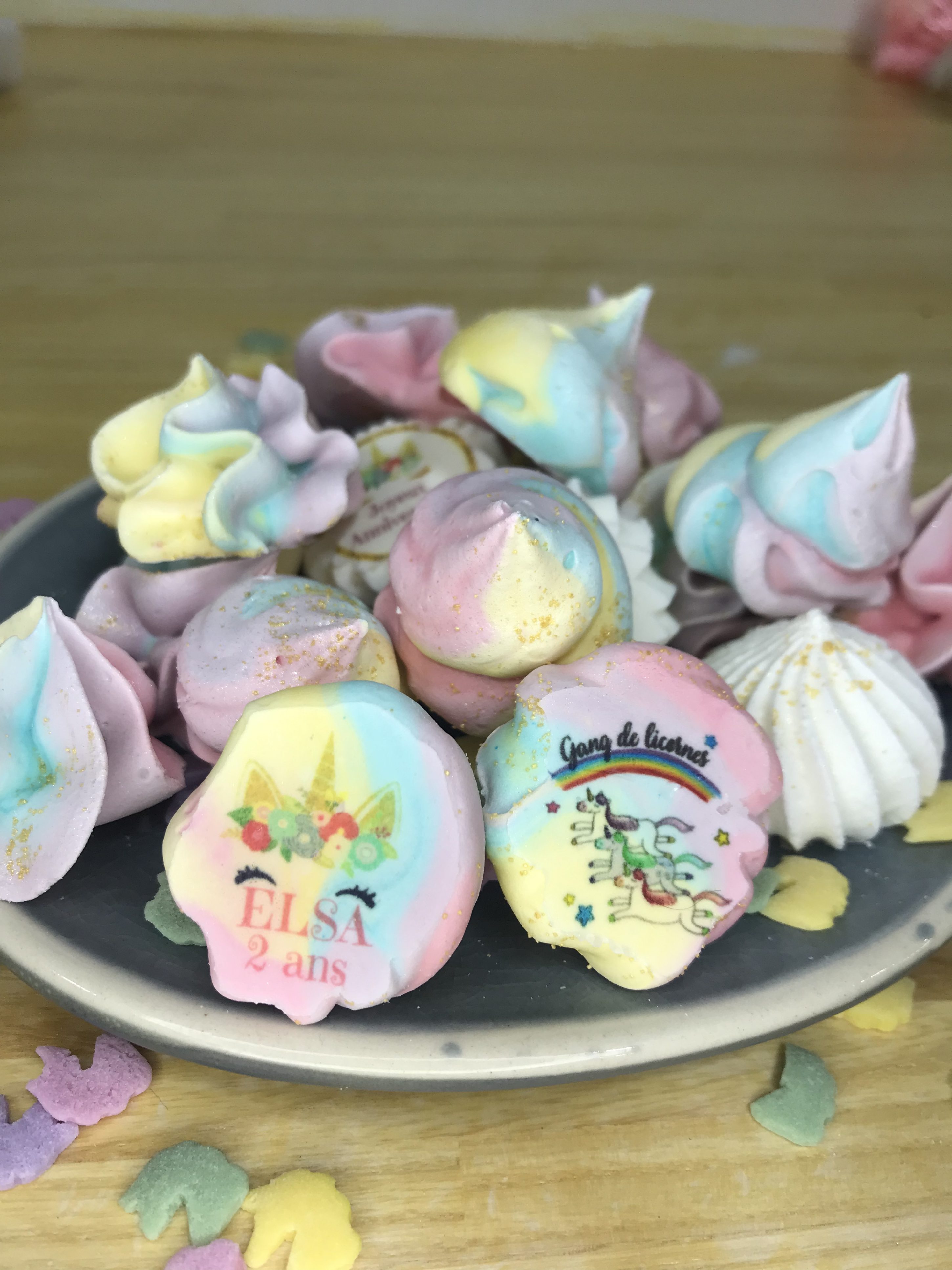 Meringues Licornes