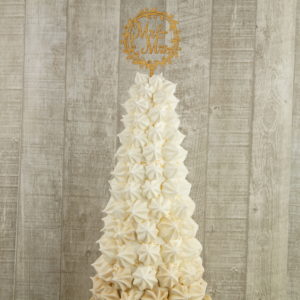 Pyramide blanc et crème