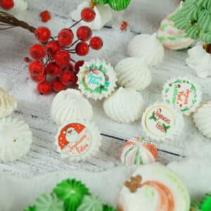 Meringue personnalisée Noël