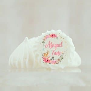Meringue personnalisée anniversaire & animaux