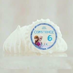 Meringue personnalisée anniversaire & reine des neiges