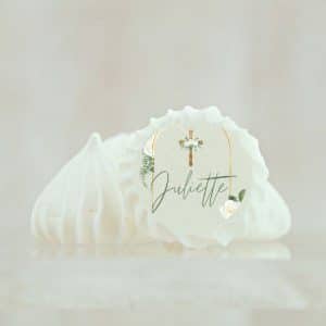 Meringue personnalisée baptême & classique