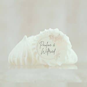 Meringue personnalisée mariage & chic