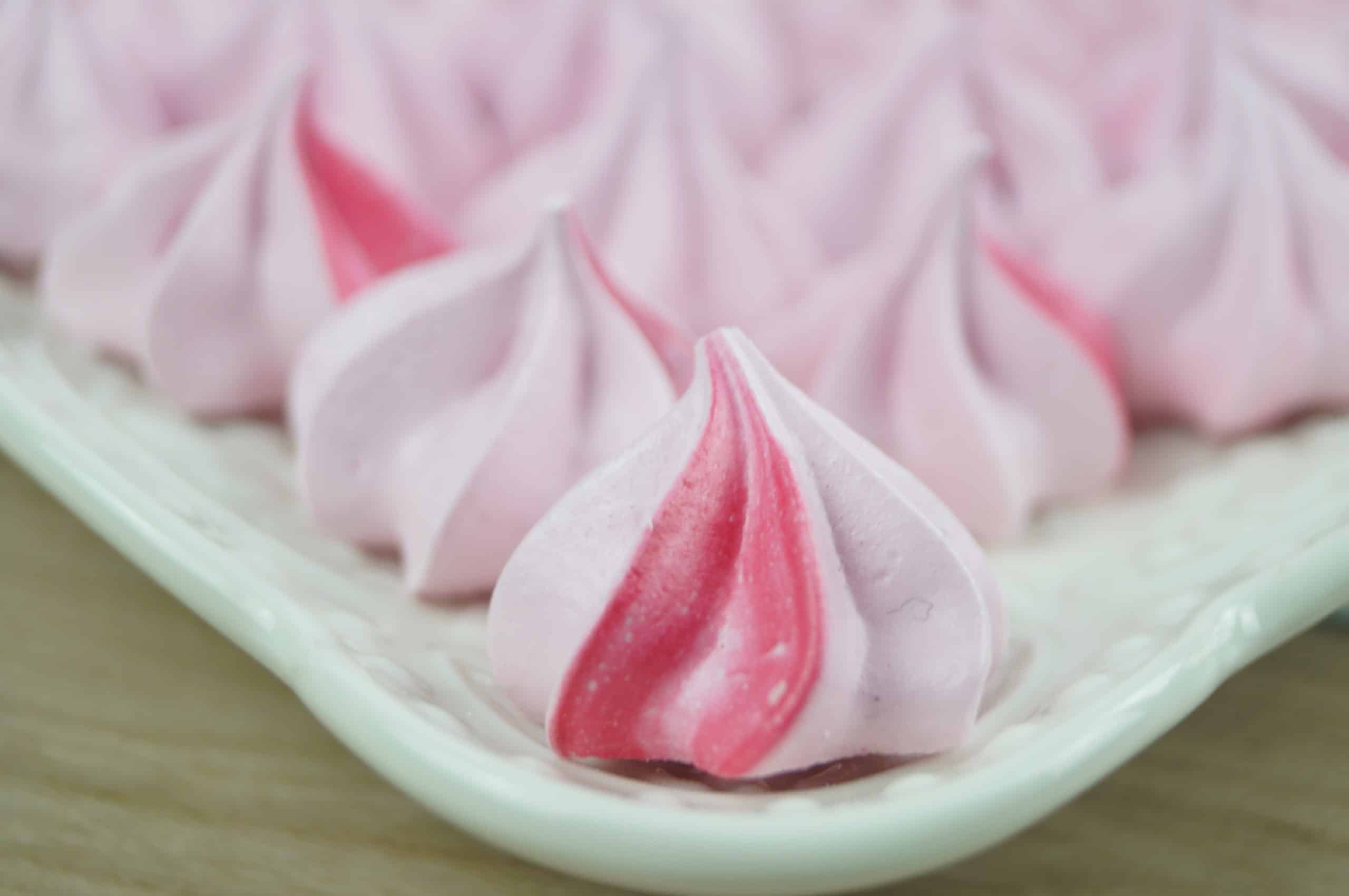 Meringue à la framboise