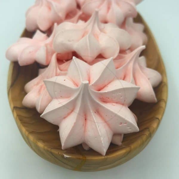 Meringues à la fraise