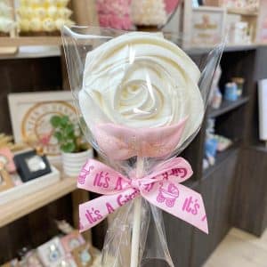 Sucette en meringue girl